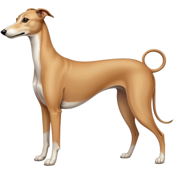 Full body Grey hound dog emoji