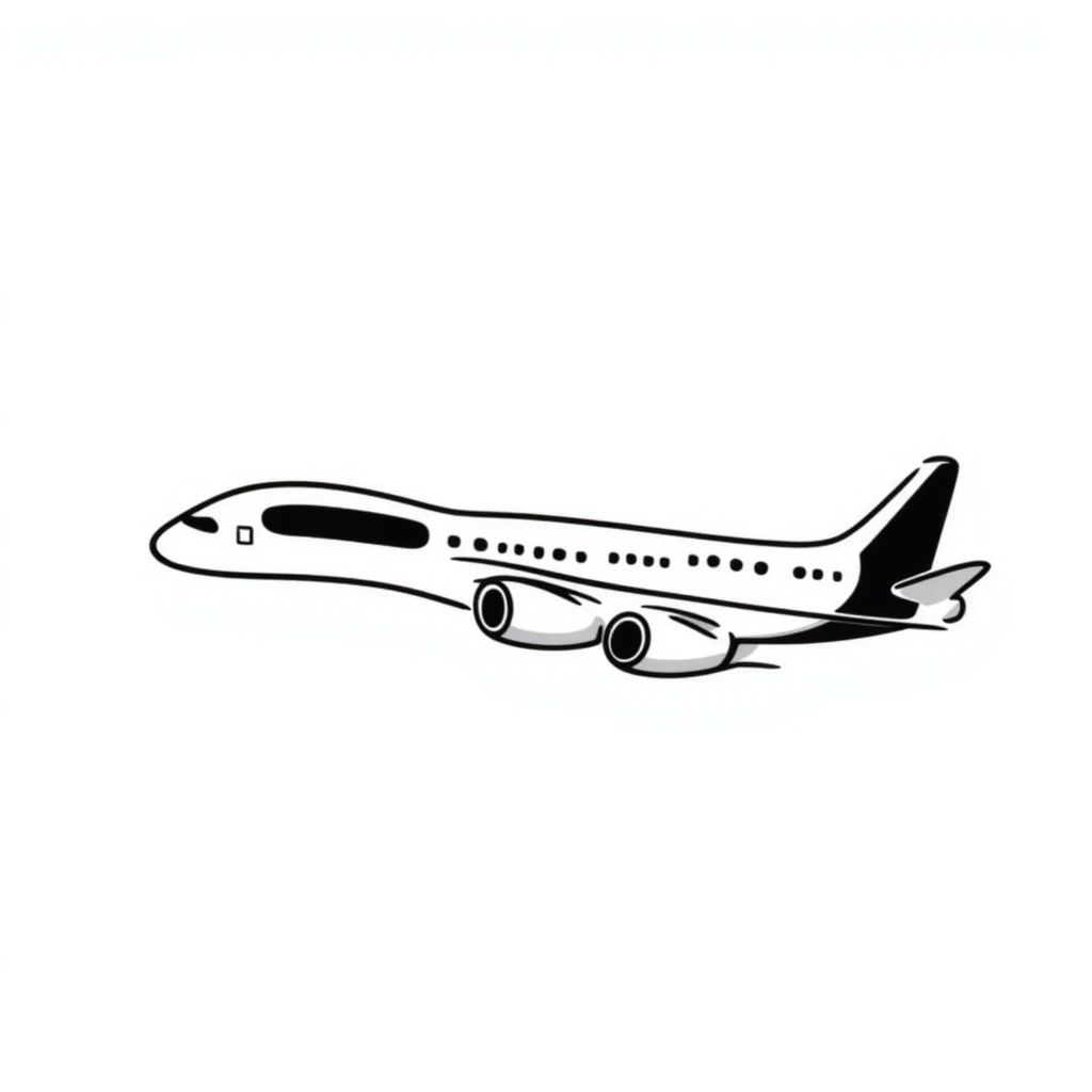 Airbus A380 airplane emoji