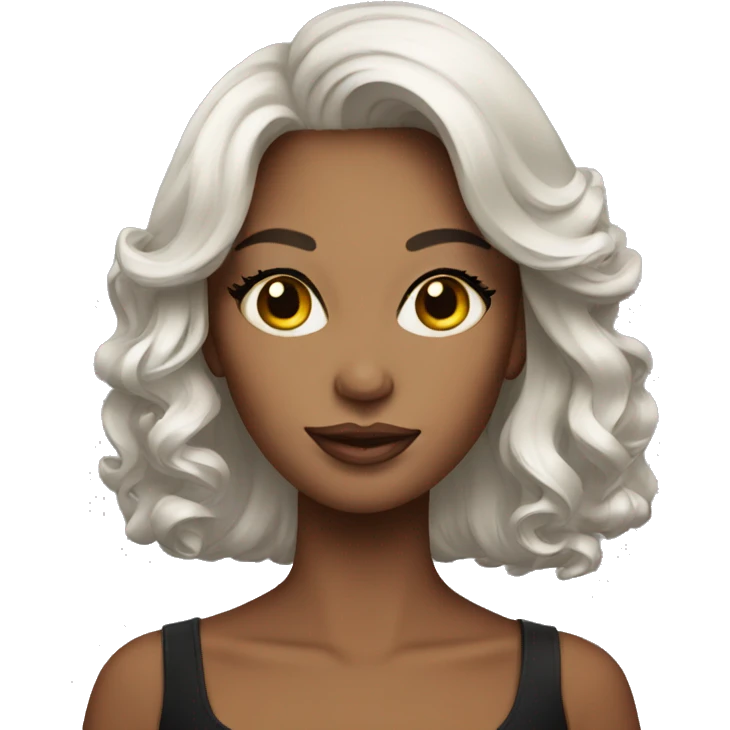 Glamour girl emoji