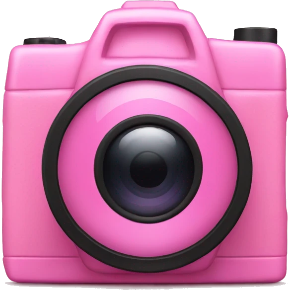 pink camera emoji