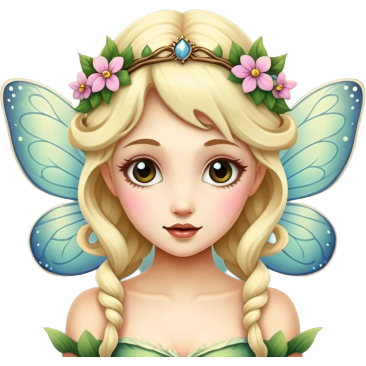 Vintage fairy emoji