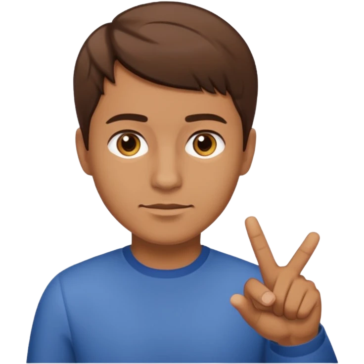 man pointing down emoji