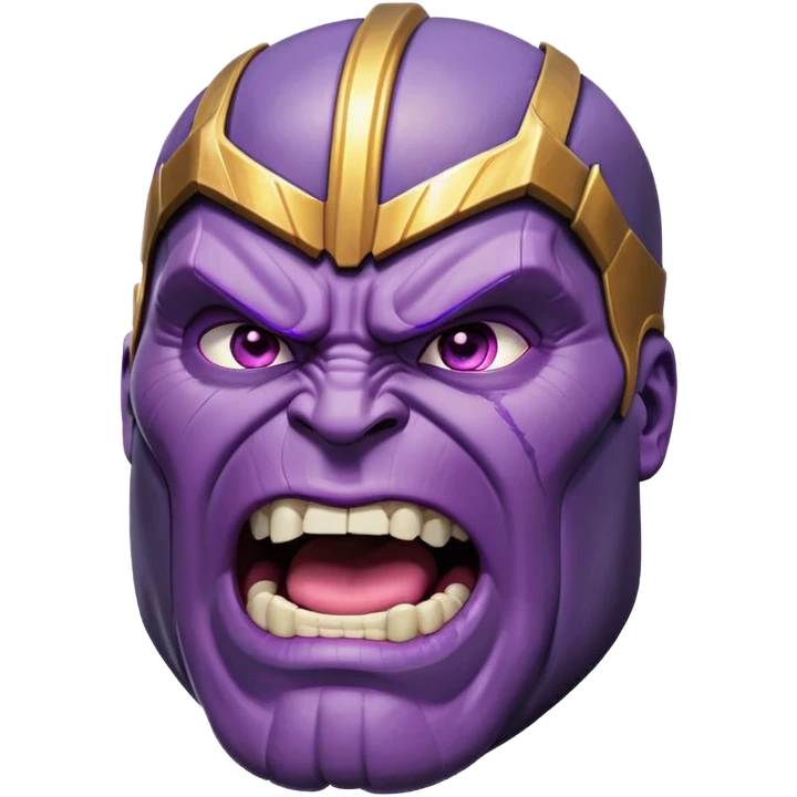Thanos yelling emoji