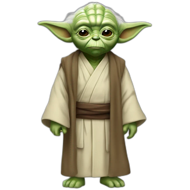 Yoda qui bois un short de vodka emoji
