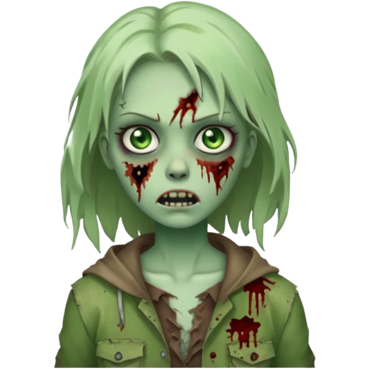 zombie girl emoji