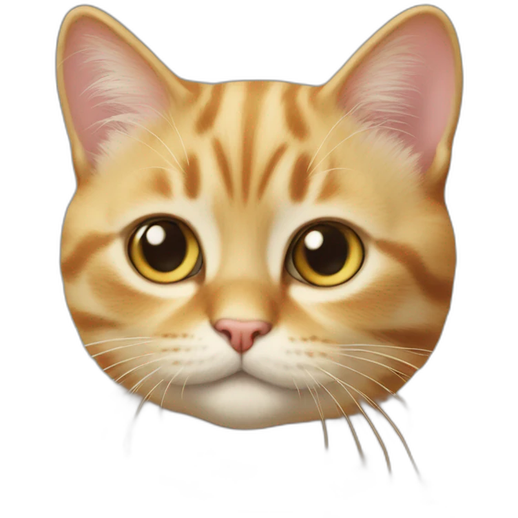 hyperrealistic cutest cat on earth emoji