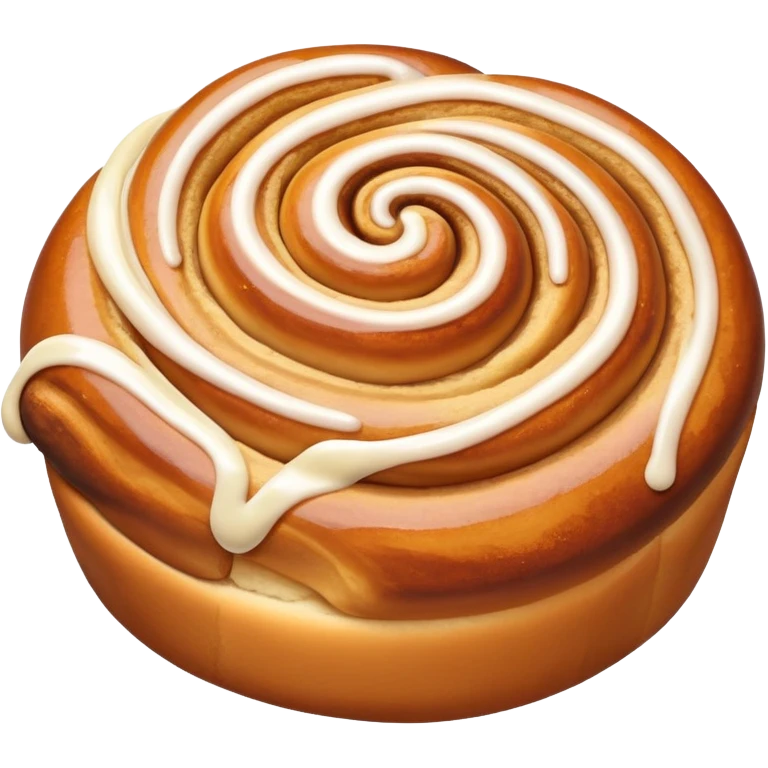 ultra realistic cinnamon bun emoji