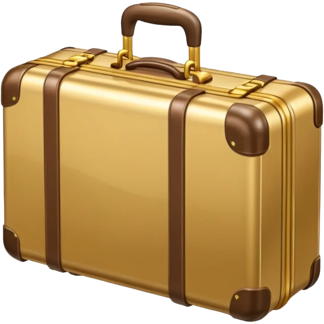 suitcase gold emoji