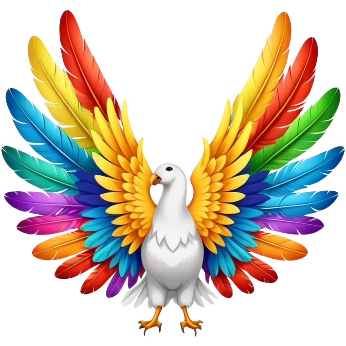 wings with colourful between HOLA CHENNAI text emoji