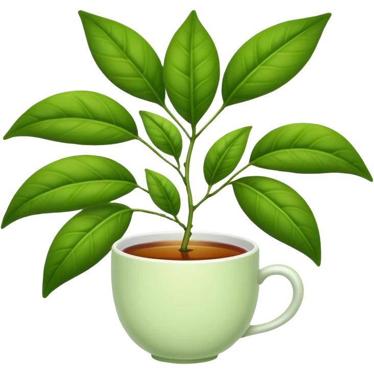 tea plant emoji