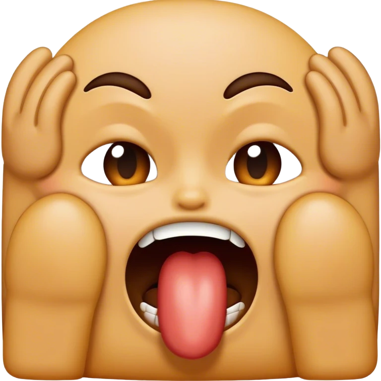 Emoji choking itself emoji