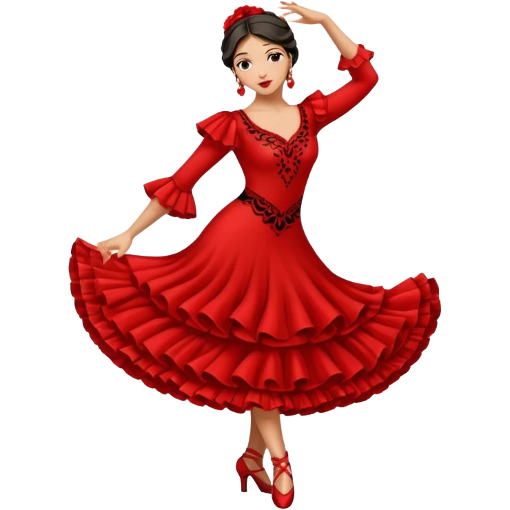 Dancer of flamenco emoji