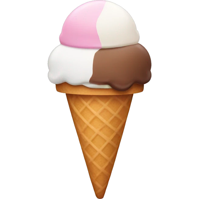 neapolitan ice cream emoji