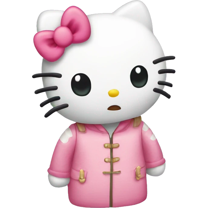 Hello kitty a mandar um beijinho  emoji