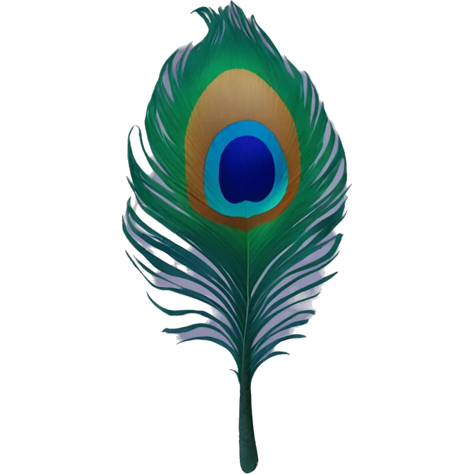 peacock feather emoji
