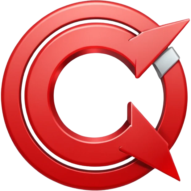 Prompt 15: "Is your backup plan."
Graphic: 🔄 Refresh/loop arrows icon (white with red highlights).
Animation: Arrows rotate smoothly.
Background: Transparent. emoji