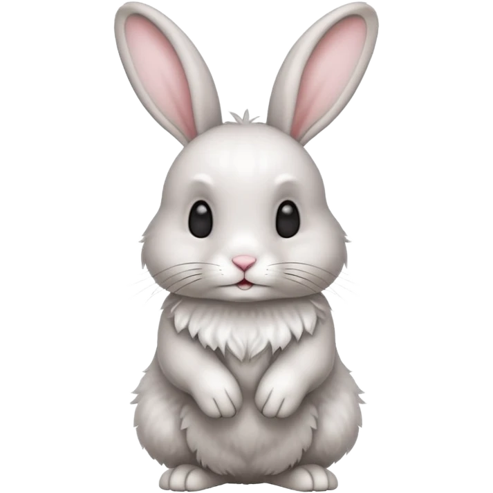 full body view rabbit emoji