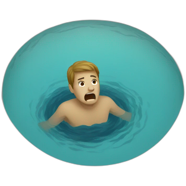 drowning emoji