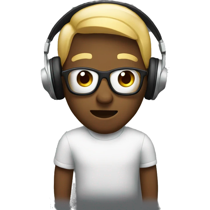 listen to music emoji
