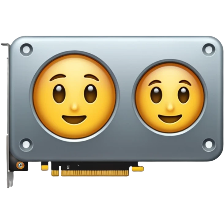 Graphic card emoji