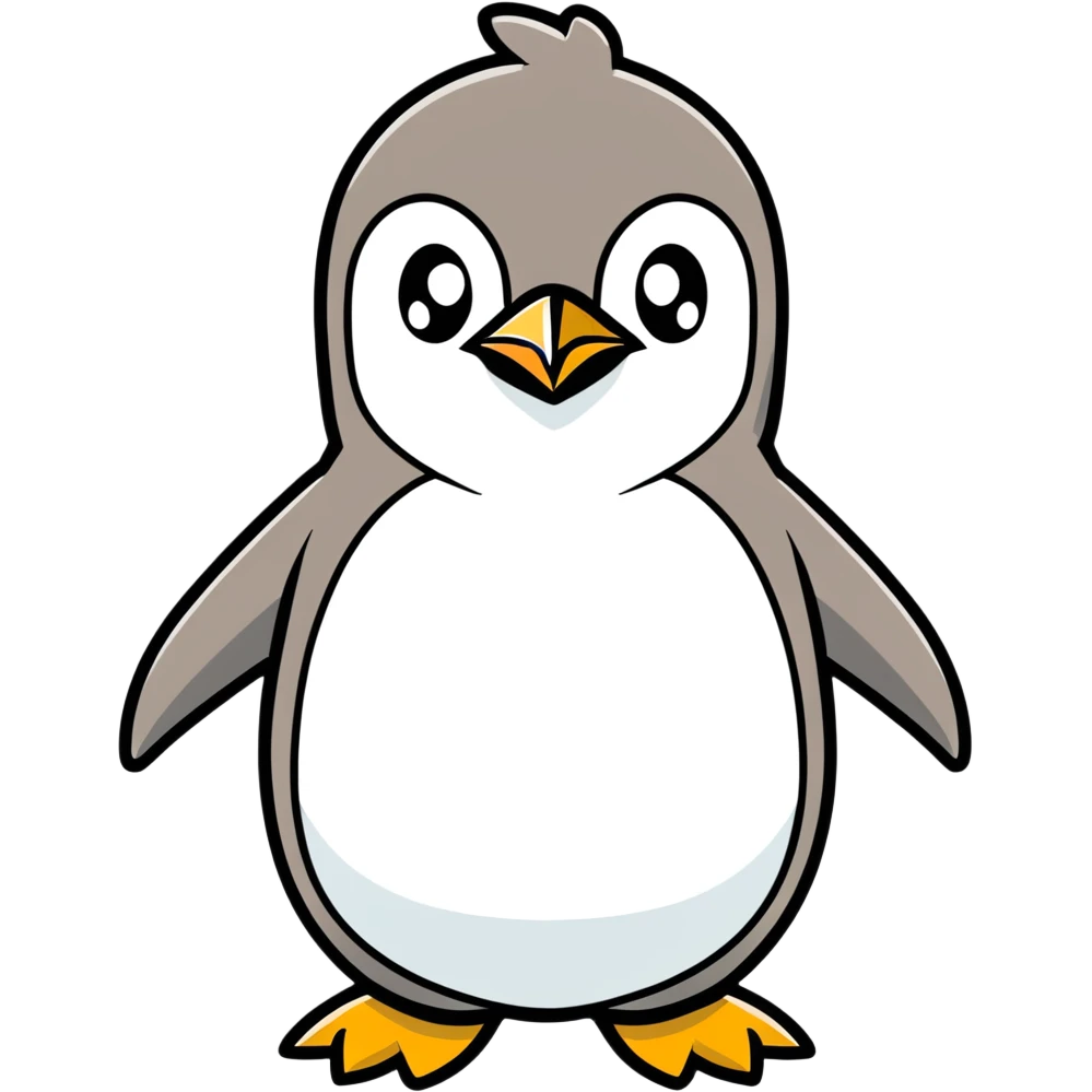 An angry penguin emoji