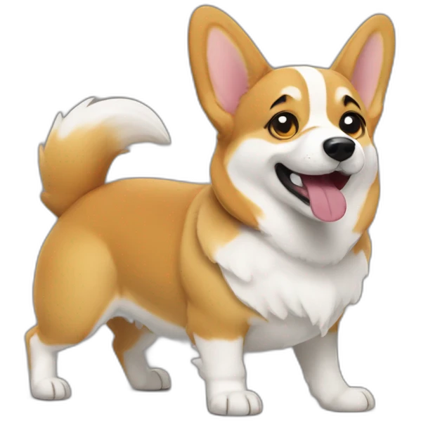 chaos corgi emoji