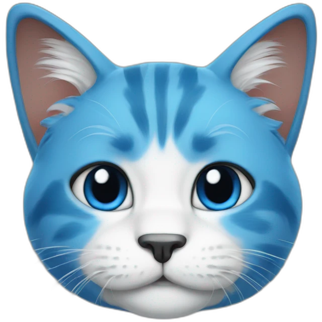 Smurf cat emoji