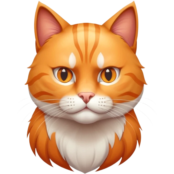Super Hyper Muscular Cat with a 10 pack emoji