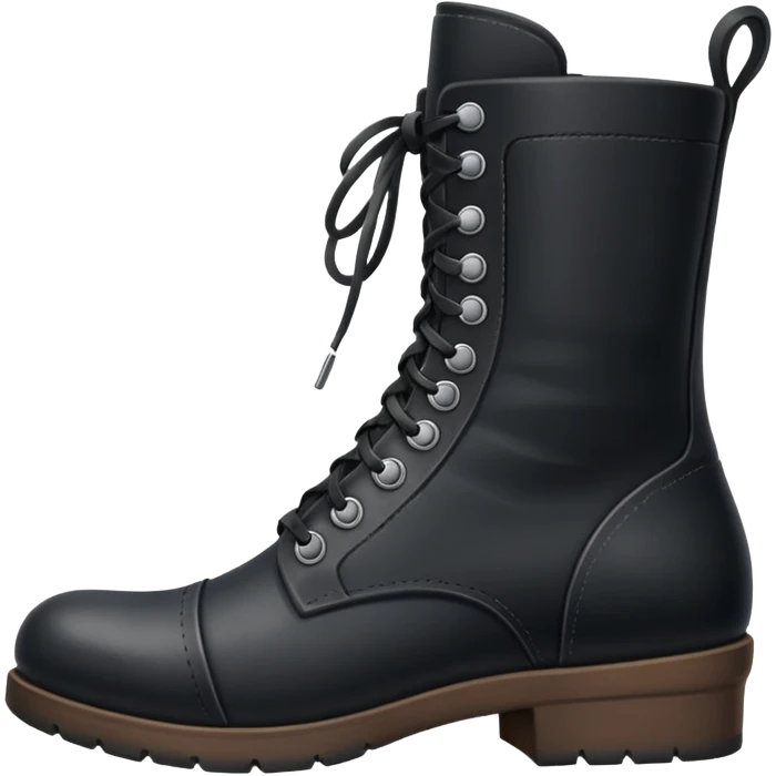 black boot emoji