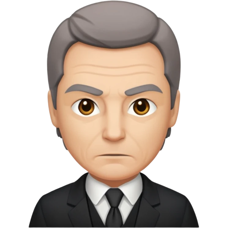 убийца, мужчина среднего возраста emoji