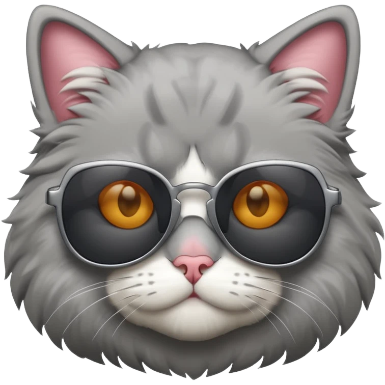 Cat wearing sunglasses emoji