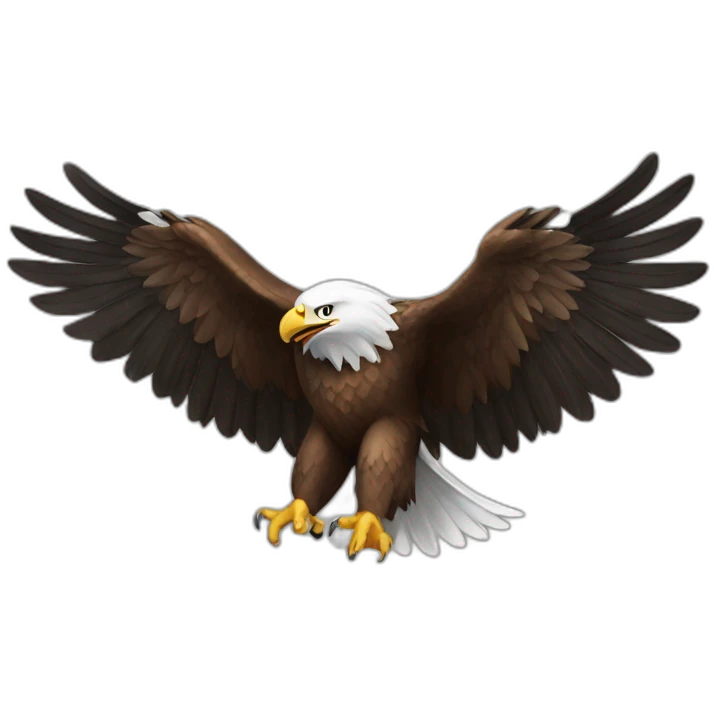 eagle spreading wings emoji