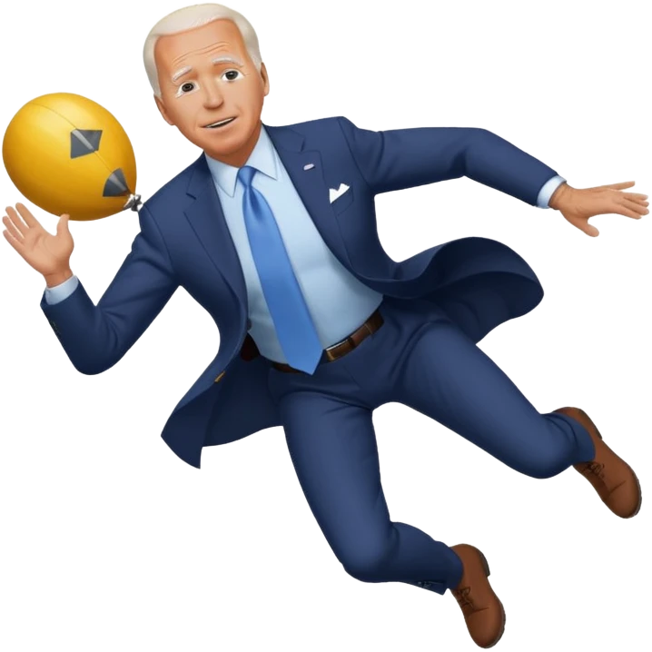 joe biden falling out a plane on the ground emoji