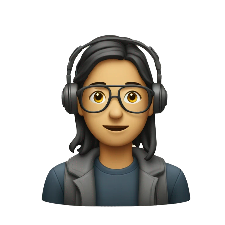personne enregistrant un podcast emoji