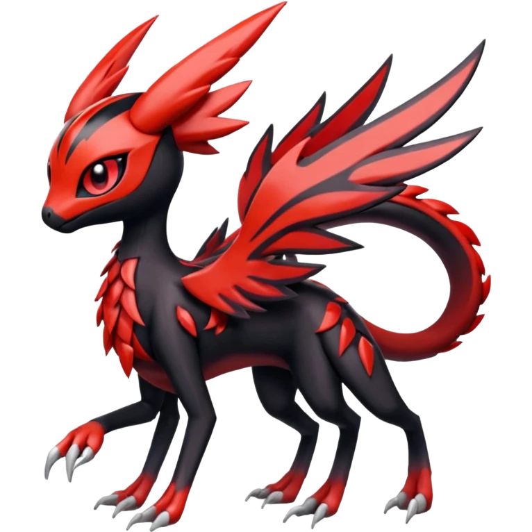 Meloetta-Nargacuga-Yveltal-Pokémon-Fakémon-hybrid-fusion-creature emoji