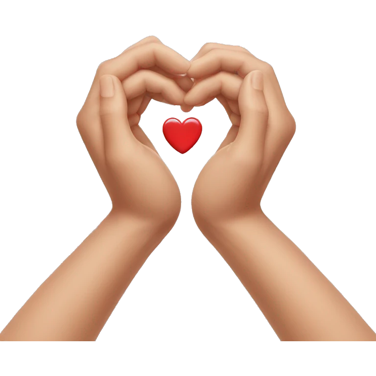 heart in hands emoji