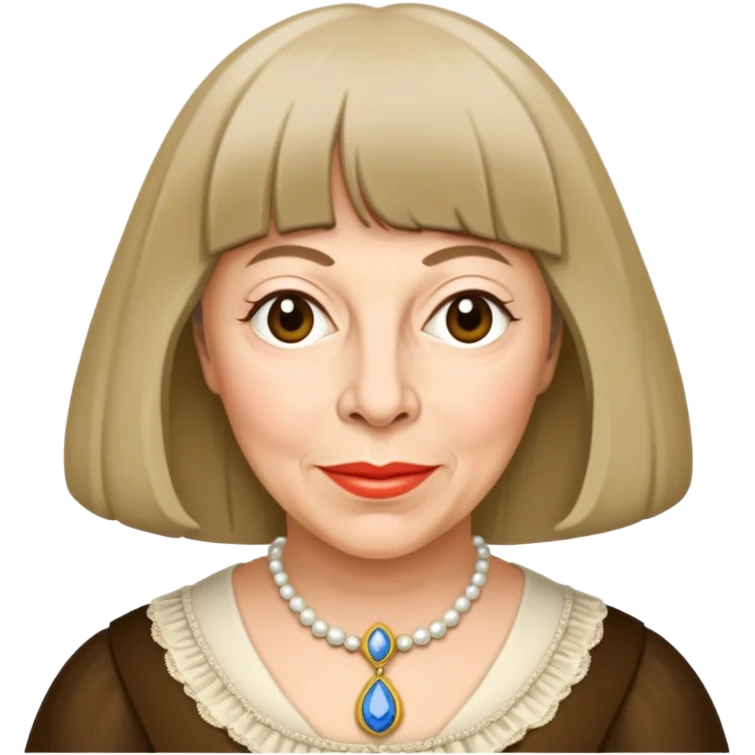 Frances de la Tour is madame maxime in harry potter emoji