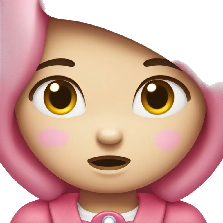 Hello kitty crying emoji