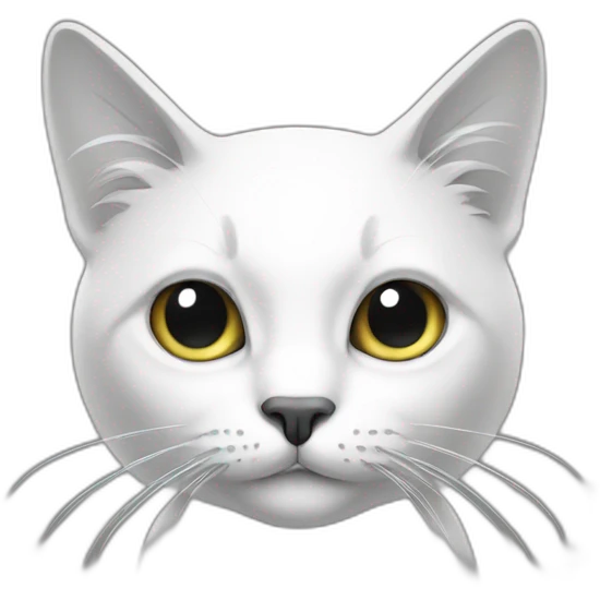 cat-black-and-white emoji