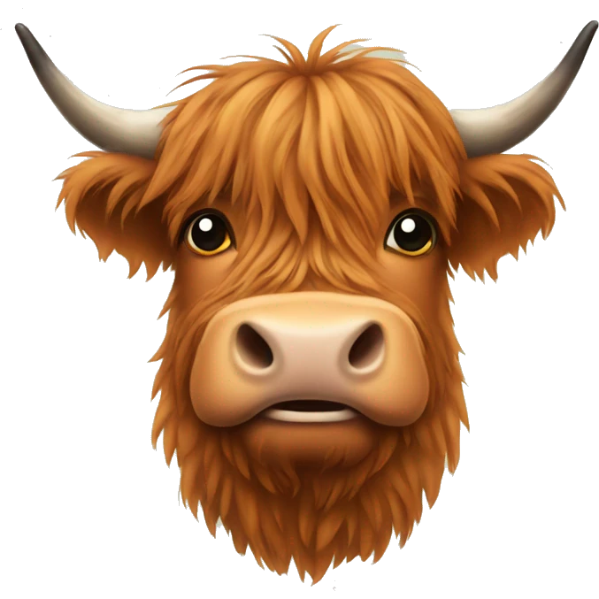 highland cow emoji