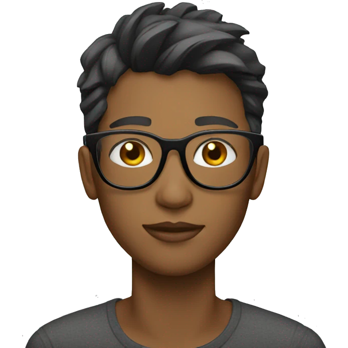 Fashion glasses emoji