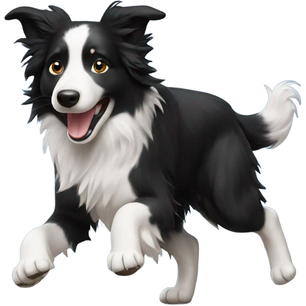 Border collie dancing emoji