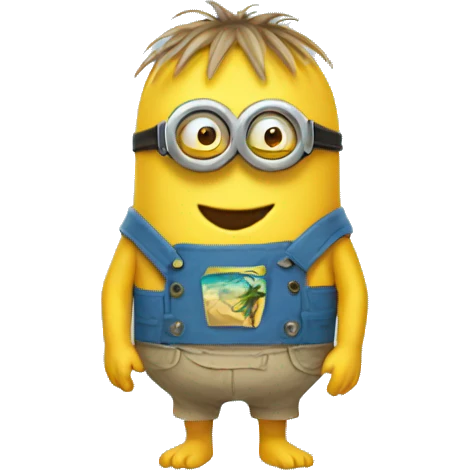 beach minion emoji