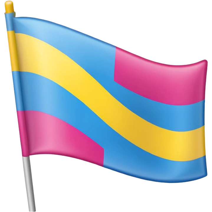 Pansexual small flag emoji emoji