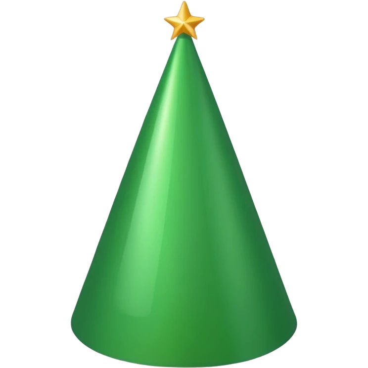 a green Birthday hat emoji