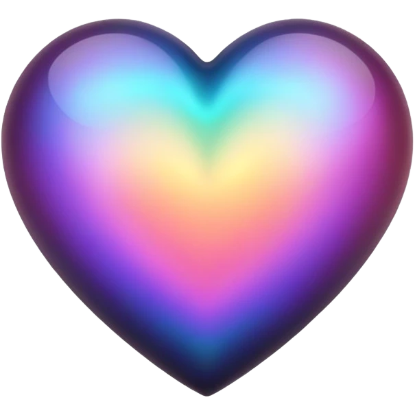 dark warm iridescent SCALE heart emoji