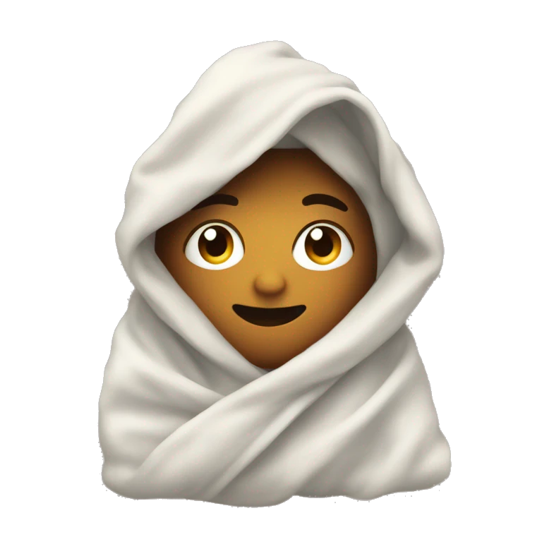 Me wrapped in a blanket  emoji