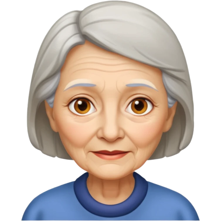 Old Lady 54 age emoji
