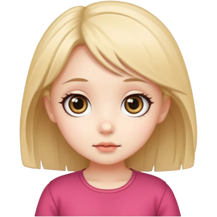 A cute chibi girl emoji
