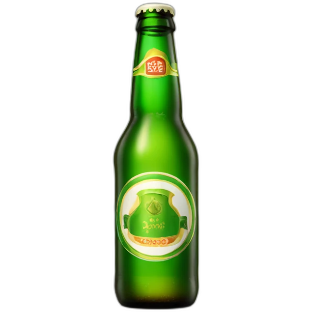Beer bottle bintang green emoji